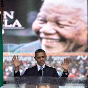 President Obama Calls for International Queer Rights in Mandela Euolgy